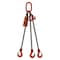 Hsi Three Leg Chain Slng, Adjstbl Type A, 9/32in dia, 30ft L, Oblong Link to Slng Hook, 11,200lb Lmt 10ATOS9/32A-30 - alternate 1